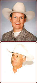 Sandy and Jim Jirkovsky at the 20008 SD Horse Fair.